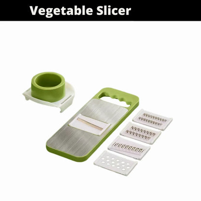 5-in-1 Multifunctional Vegetable & Fruit Slicer with Five Changeable Blades