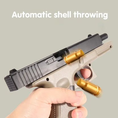 Soft Bullet Pistol with Automatic Shell Ejection