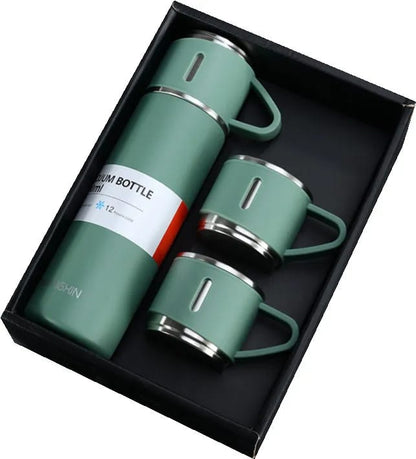 Vaccum 500 ML ThermaMate Premium Flask Set with 2 cups