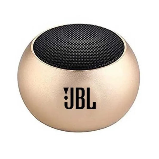 Rechargeable Wireless Mini Speaker with Multi-Color LED Lights | USB Portable Metal Body Bluetooth Speaker