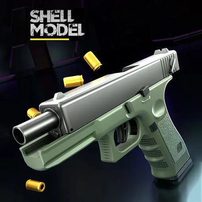 Soft Bullet Pistol with Automatic Shell Ejection